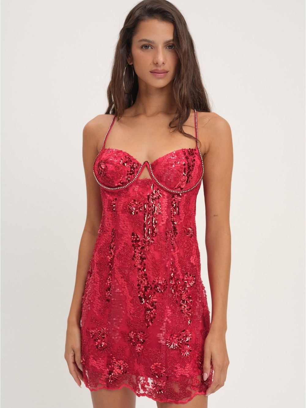 For Love & Lemons Opal Mini Dress